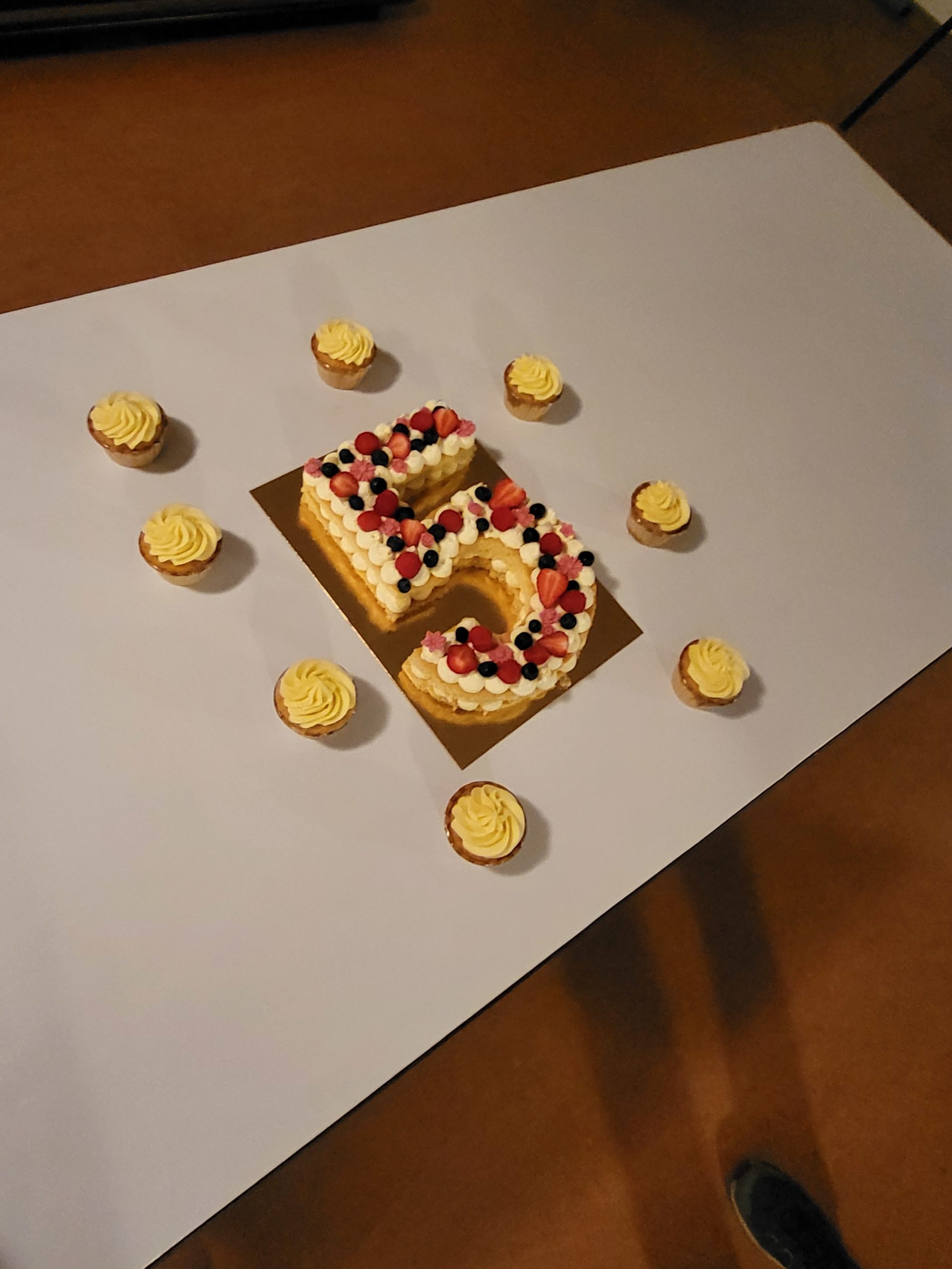 Jubiläum 5er-Kuchen